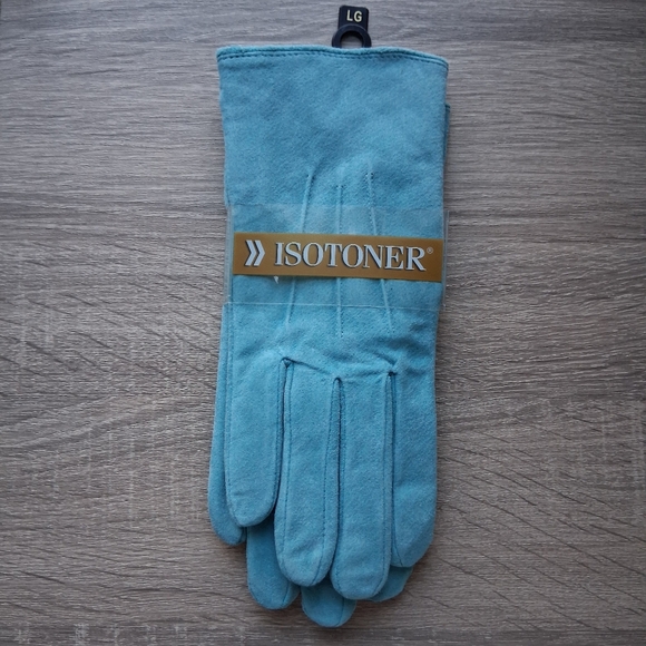 Vintage 》Isotoner Genuine Suede Everyday Leather Gloves 🐦 - Picture 2 of 9
